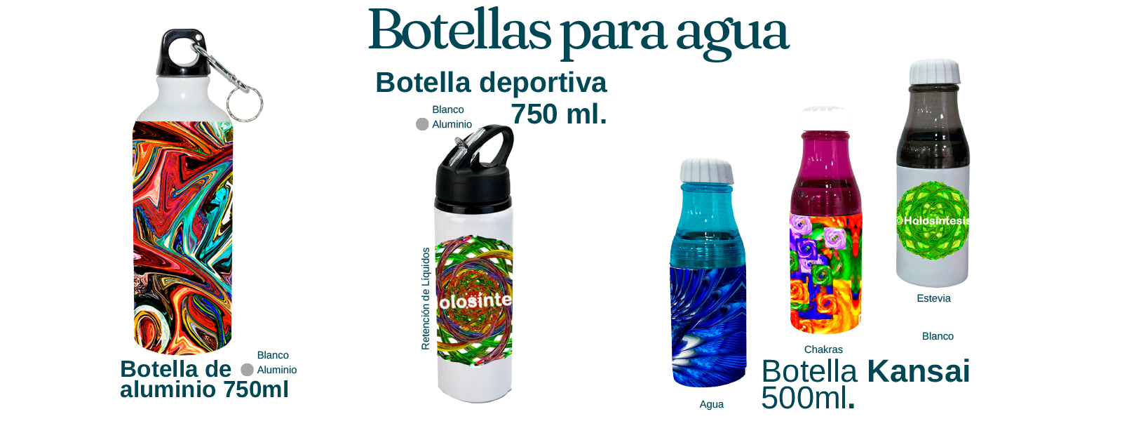 Botellas para agua